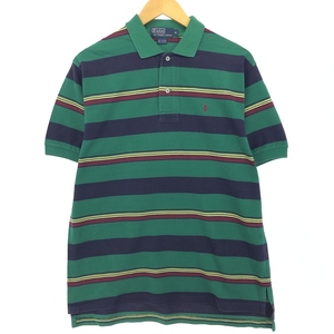 古着 ラルフローレン Ralph Lauren POLO by Ralph Lauren 半袖 ボーダー ポロシャツ メンズM相当 /eaa475931