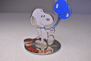 SNOOPY ★ スヌーピー ★ スタンド ★ オブジェ ★ ピーナッツ ★ PEANUTS ★ 青い風船を持ったスヌーピー ★ インテリア ★ 中古品 ★