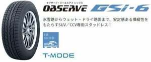 TOYO●215/70R16 100Q●OBSERVE Gsi-6(オブザーブ・ジーエスアイシックス) 新品・国産タイヤ 4本セット 送料48,800円 特価品！！