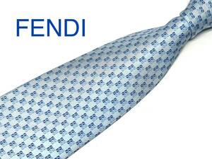 フェンディ　FENDI 総柄 シルク ネクタイ