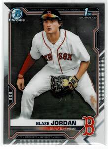 2021 Bowman Chrome Blaze Jordan