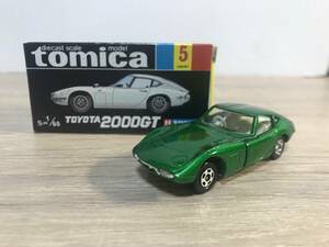 トミカ 黒箱 5－1－21 トヨタ 2000GT 箱付き