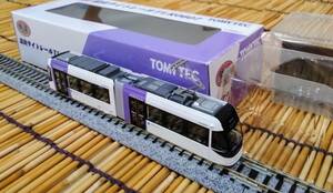 ▼TOMYTEC▼鉄コレ(M車化)/富山ライトレール/紫/LRT607/M車化/1両/中古