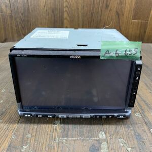 AV6-655 激安 カーナビ clarion MAX7700 0000132 HDDナビ CD DVD 通電未確認 ジャンク