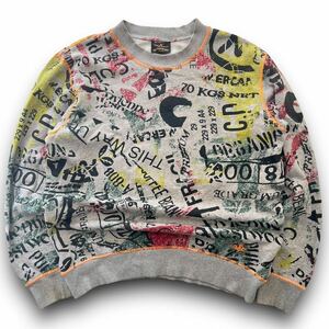 Rare 00s Vivienne Westwood ANGLOMANIA graffiti design sweatshirt tops archive collection vintage World’s End SEDITIONARIES 希少