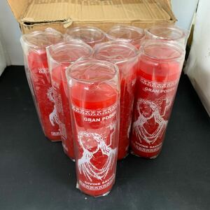 1円スタート GLASS CANDLE ガラスキャンドル キャンドル アロマキャンドル 8本セット　K3245