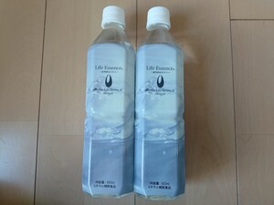 新品未開封 【エコウォーター 】ライフエッセンス ポタポタクラブ 600ml 2本セット　2026.9.10