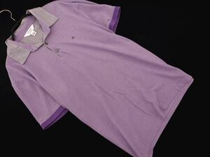 ネコポスOK Calvin Klein カルバンクライン ポロシャツ sizeS/紫 ■◆ ☆ dfb9 メンズ