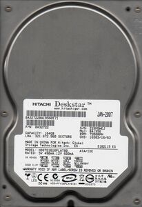 HITACHI Deskstar HDS721616PLAT80 164GB ATA/IDE 7200rpm