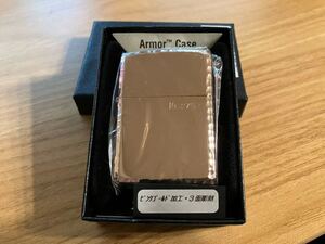 ZIPPO アーマー ジッポー ライター 正規品 3面彫刻 アラベスク シリアルナンバー入 オイルライター ピンクゴールド ジッポ 喫煙具 armor