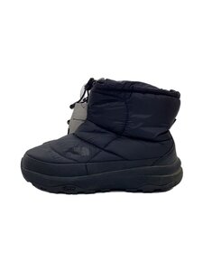 THE NORTH FACE◆NUPTSE BOOTIE WP LOGO SHORT/ブーツ/25cm/BLK/若干使用感有