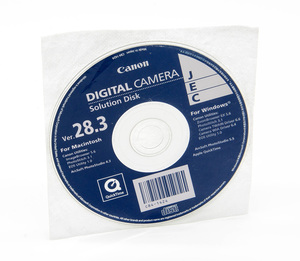 Canon Digital Camera Solution Disk Ver.28.3 CD-ROM Windows Macintosh 中古 ディスクのみ