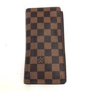 LOUIS VUITTON ルイヴィトン 長財布 ダミエ ポルトフォイユブラザ N60017/TA4147【CEBD3018】