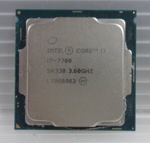 【中古】Intel CPU i7-7700/3.60GHZ【作動機器より取り外し品】