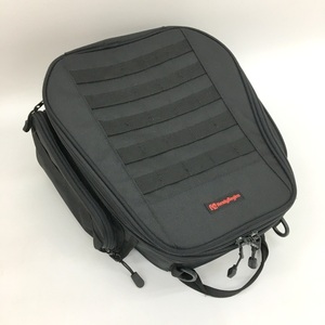 Henly Begins DH-731 シートバッグ 美品 オートバイ ツーリング バイカー 容量13～26L ブラック ヘンリービギンズ バイク用品 N19229●