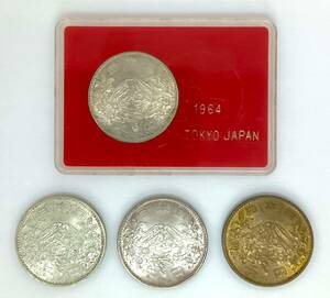 ■１０００円　オリンピック東京大会千円銀貨 4枚■LW21