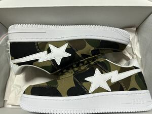 APE BAPESTA 1st CAMO GREEN US8 新品