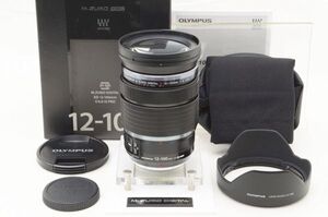 ☆極上美品☆ OLYMPUS オリンパス M.ZUIKO DIGITAL ED 12-100mm F4.0 IS PRO 元箱 付属品 ♯24122105