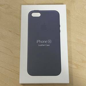 新品Apple純正品iPhoneSEレザーカバーMidnight Blueレザーケース5純正ケースSE純正カバーiPhone5s紺5sミッドナイトブルーiPhone MMHG2FE/A