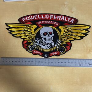 デッドストック POWELL PERALTA WING RIPPER パウエル ペラルタ ウィングリッパー 　patch ＰＯＷＥＬＬ 80Ｓ　　 ワッペン