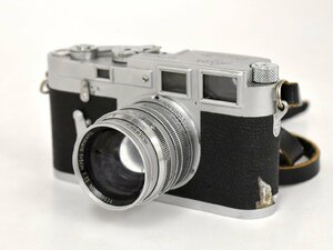 フィルムカメラ M3 初期型 Ernst Leitz GmbH Wetzlar/Summarit 5cm F:1.5 ライカ LEICA 現状品 ネックストラップ付き → 2406LR239