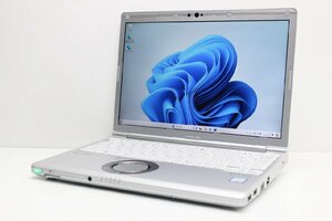 1円スタート ノートパソコン Windows11 Panasonic レッツノート CF-SV8 第8世代 Core i5 SSD256GB メモリ8GB Windows10 カメラ 12.1インチ