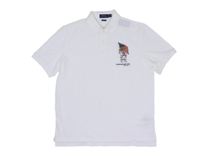 新品 b1259 Lサイズ ポロベアー USA フラッグ 無地 ワンポイント polo ralph lauren ポロ ラルフ ローレン 