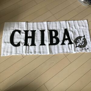 千葉 ロッテ マリーンズ フェイスタオル CHIBA デザイン　新品　未使用品