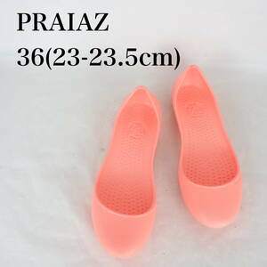 MK2558*PRAIAZ*プライアツ*レディースバレエシューズ*36-23cm*オレンジ系