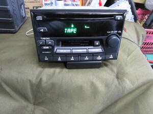  中古 動作確認済み 日産純正 CDプレーヤー CDデッキ カーオーディオ 2DIN PP-2263G カセット 旧車