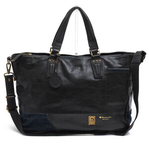 master-piece マスターピース トートバッグ X02091 PR013 Gloss Shopper ディーゼル DIESEL ベジタブルタンニン鞣しキップレザー 牛革 A4