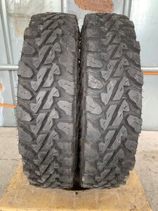 送料込み！6.50R16 YOKOHAMA G GEOLANDAR M/T 22年 10mm 中古タイヤ２本