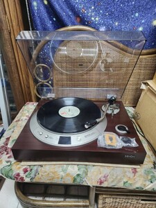 フルレストア美品！新品カートリッジ！DENONレコードプレーヤーDP-1200