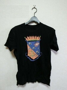 lucien pellat-finet Tシャツ S ブラック ロゴ ルシアンペラフィネ