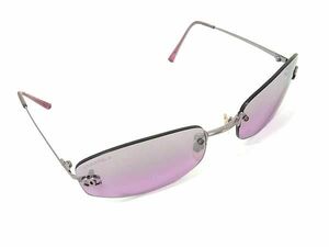 1円 ■美品■ CHANEL シャネル 4002 c.215/7A ココマーク サングラス 眼鏡 メガネ レディース パープル系 FE1887