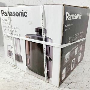 10 未使用品!! 未開封 Panasonic パナソニック 高速ジューサー ブラウン MJ-H600-T ミキサー 調理家電