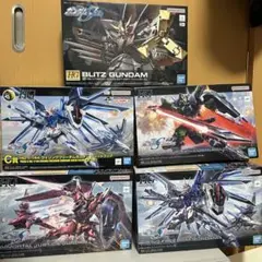 ガンダムSEED FREEDOM ライジングフリーダム　C賞　など　5体セット