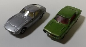 トミカ　 トヨタ ２０００ GT ／ セリカ　　２台セット　　１９７４年　日本製　　　キズ等あり　