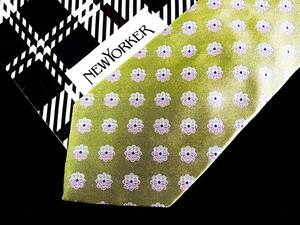 *:.*:【新品N】6496 ニューヨーカー【NEWYORKER 】「刺繍・花」ネクタイ★