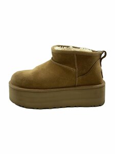 UGG australia◆クラシックウルトラミニ/プラットフォーム/ローカットスニーカー/24cm/ブラウン/1135092//