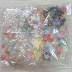 597【24時間以内発送】ハンドメイド フラワー パーツ