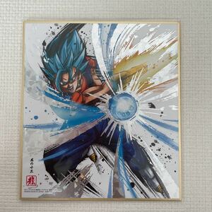 ドラゴンボール　色紙ＡＲＴ　超サイヤ人ゴッド超サイヤ人　ベジット　　新品未使用品　同梱発送可能