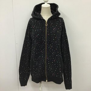 X-girl 2 エックスガール パーカー 長袖 0593307 長袖パーカー ジップアップパーカー 総柄 Hooded Sweatshirt Hoodie 10101080