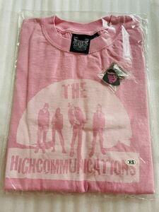 GLAY JIROプロデュース High Communications Tシャツ XS ピンク ピックネックレス付き 新品 ハイコミ