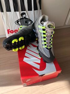 NIKE AIR VAPORMAX 95 neon ナイキ エア ヴェイパーマックス イエローグラデーション 海外正規品 新品 未使用 NBA デッドストック 6 1