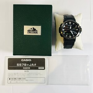 ■【買取まねきや】カシオ プロトレック CASIO PROTREK PRW-60Y 腕時計 稼働品 箱 説明書 付 計1点■