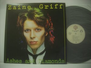 ■ LP 　ザイン・グリフ / 灰とダイアモンド ZAINE GRIFF ASHES AND DIAMONDS 1980年 ワーナー・パイオニア株式会社 P-10890W ◇r61121