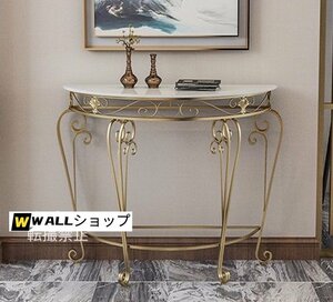 コンソールテーブル サイドテーブル 花台 電話台 玄関テーブル アンティーク 60*30*70 cm