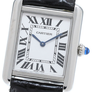 カルティエ CARTIER W5200005 タンクソロ SM クォーツ レディース 良品 保証書付き_862631