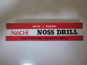 【未使用品・外箱劣化あり】 NACHI ナチ ノスドリル SHANK1/2 NOSS 32.0